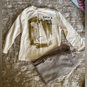 Zara pants and shirt outfit